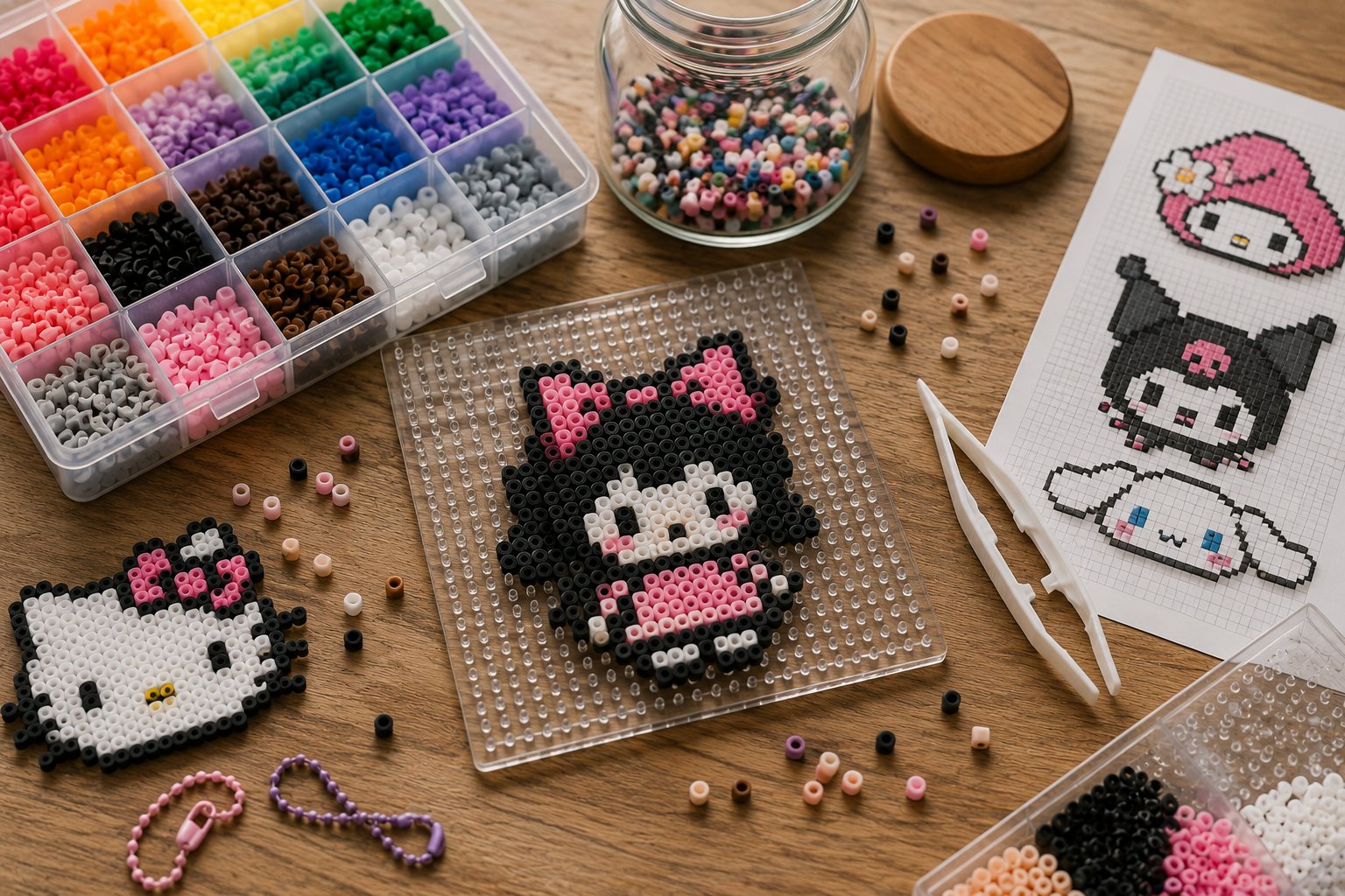 Pixel Arts com miçangas